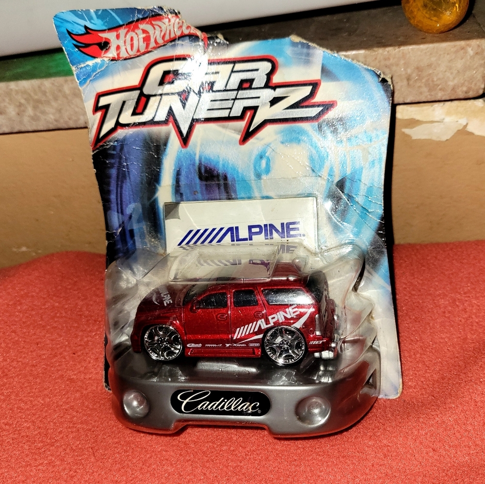 Hot Wheels Car Tunerz Red ALPINE Cadillac Die-Cast Model